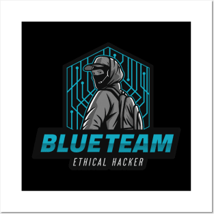 Blue Team | Hacker Design Posters and Art